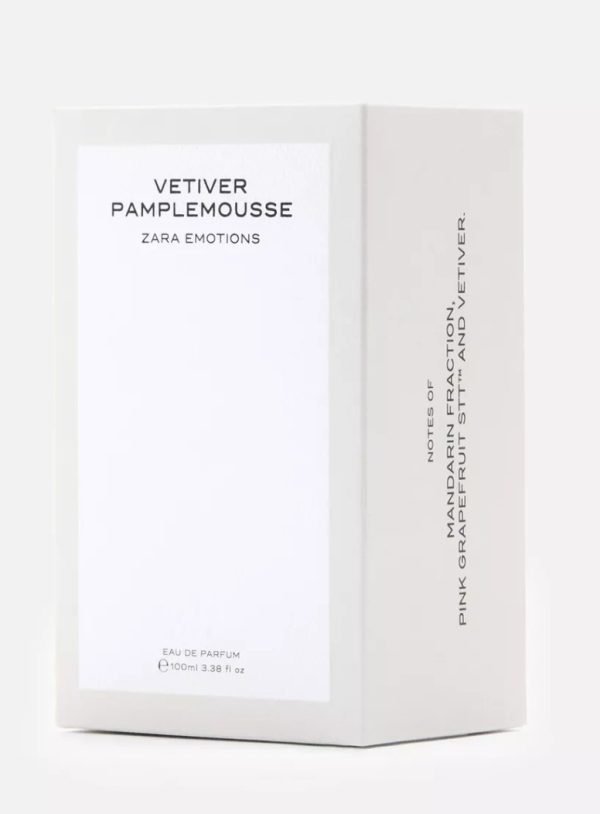 Zara Emotions Vetiver Pamplemousse Edp X 100ml - Imagen 3