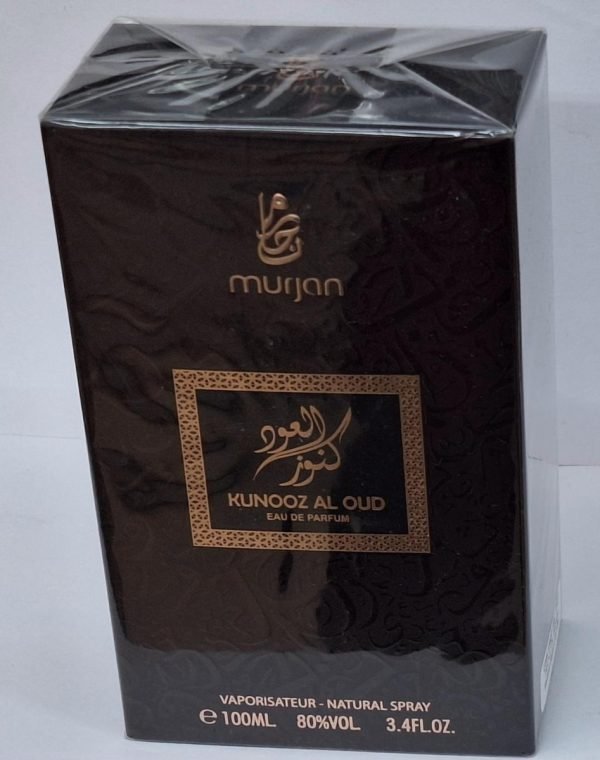Perfume Murjan Kunooz Al Oud Eau De Parfum Original X100ml - Imagen 4