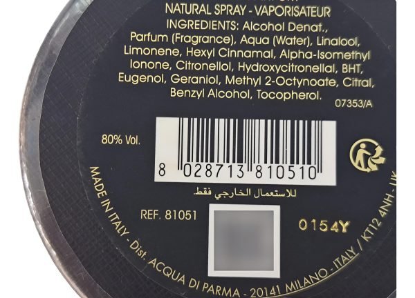 Perfume Acqua Di Parma Oud Eau De Parfum X 100 Ml Original - Imagen 7