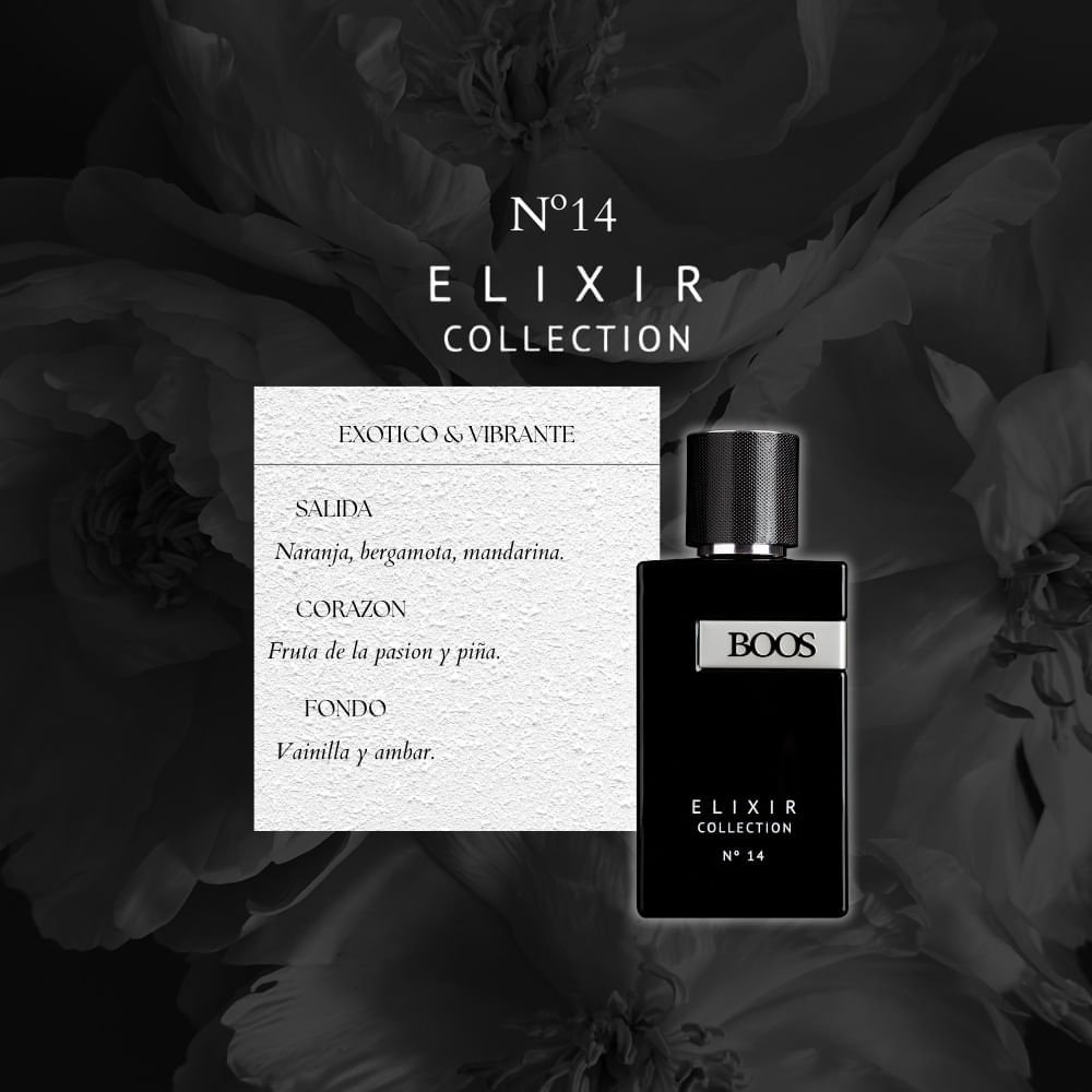 Perfume Boos Elixir Colletion N°14 X100ml - Imagen 8
