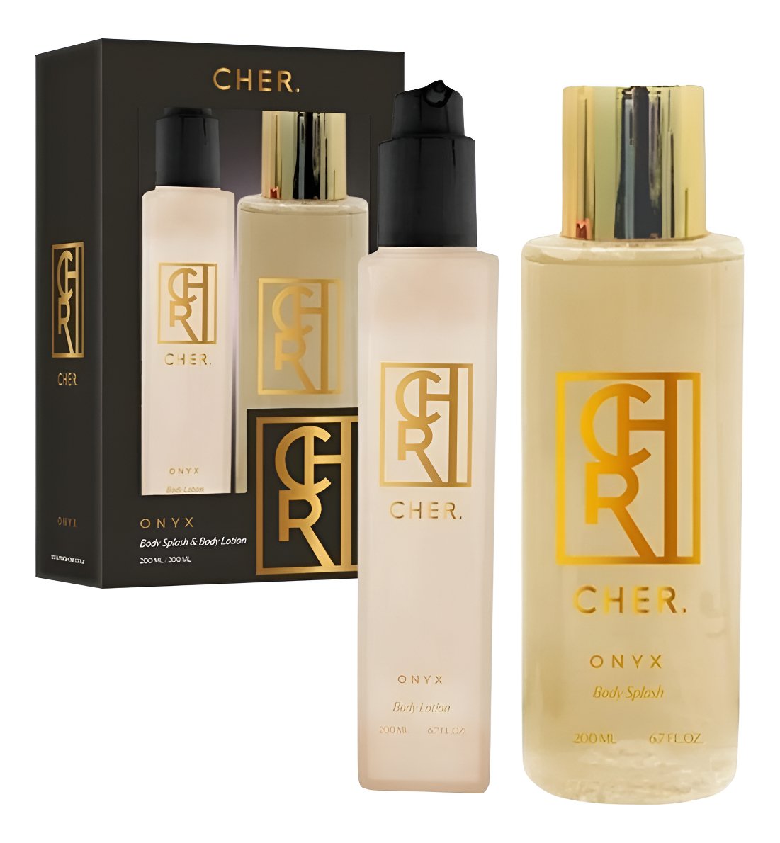 Cher Onyx Spray Mujer 200 Ml + Body Lotion