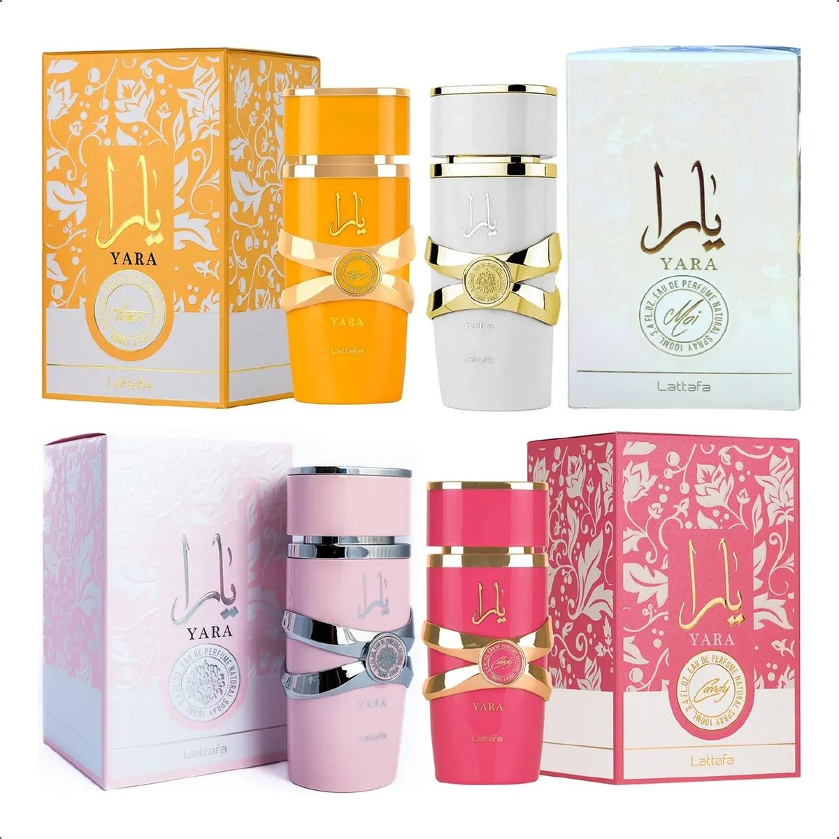 Set Colección De Perfumes Árabes My Yara Collection Lattafa Pack X4 - Imagen 6