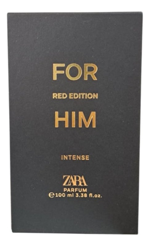 Perfume Parfum Hombre 100ml Zara For Him Red Edition Intense Cítricos - Imagen 2