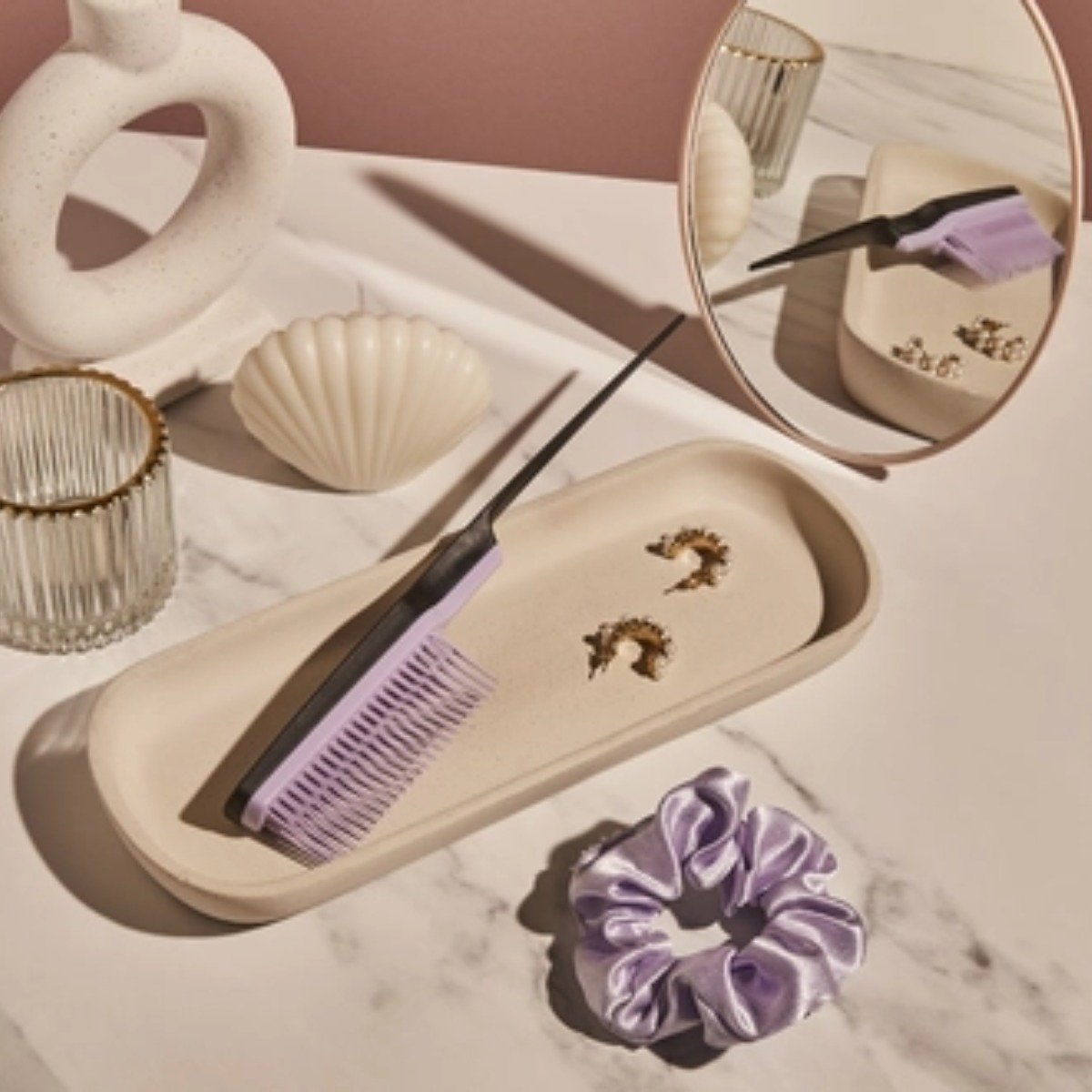 Peine Tangle Teezer Back Combing Hairbrush Color Negro - Imagen 2