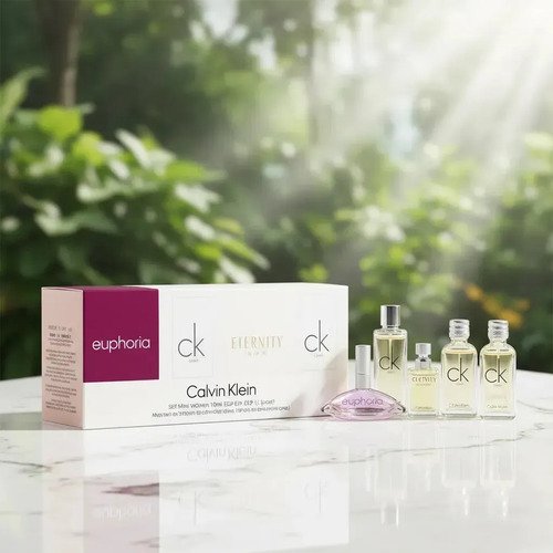 Set 4 Piezas Calvin Klein Ck Edp 5 Ml X 4 Mini Perfume Mujer - Imagen 5