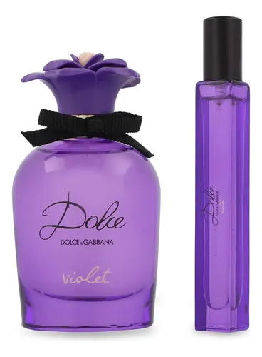 Eau De Toilette Dolce & Gabbana Violet Floral Frutal Set 2 Pzs 75 Ml
