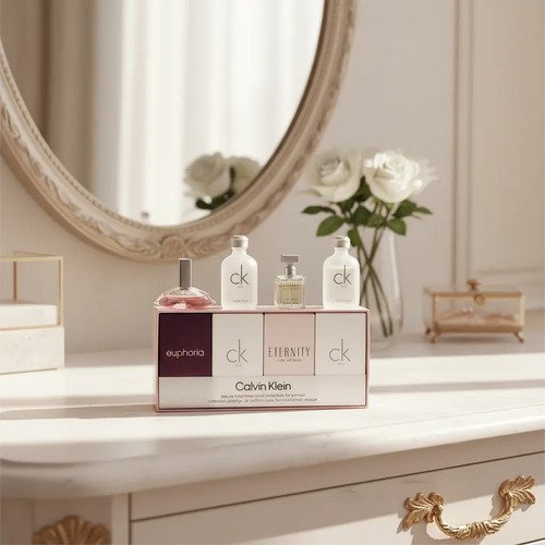 Set 4 Piezas Calvin Klein Ck Edp 5 Ml X 4 Mini Perfume Mujer - Imagen 4