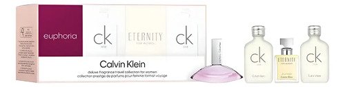 Set 4 Piezas Calvin Klein Ck Edp 5 Ml X 4 Mini Perfume Mujer - Imagen 2