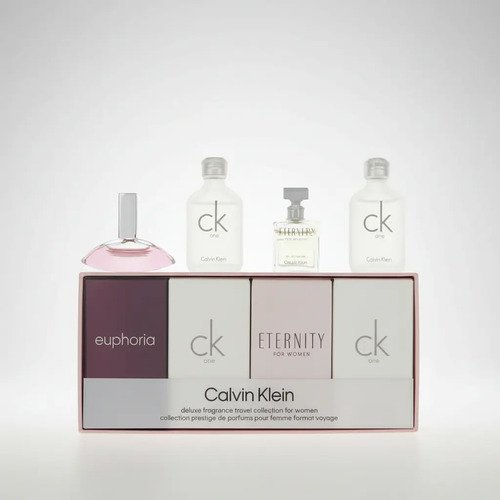 Set 4 Piezas Calvin Klein Ck Edp 5 Ml X 4 Mini Perfume Mujer - Imagen 3